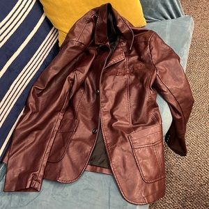 Ox Blood Blazer